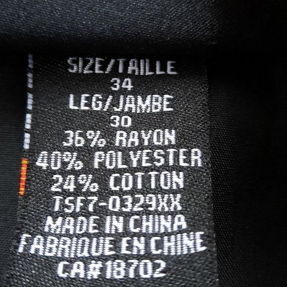 Weir Golf Black Classic Style Golf Pants Men's Size 34X30 - Picture 10 of 11